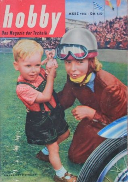 "Hobby - Das Magazin der Technik" 1954 Mercedes-Benz 190 SL Technical-Magazine (6581)